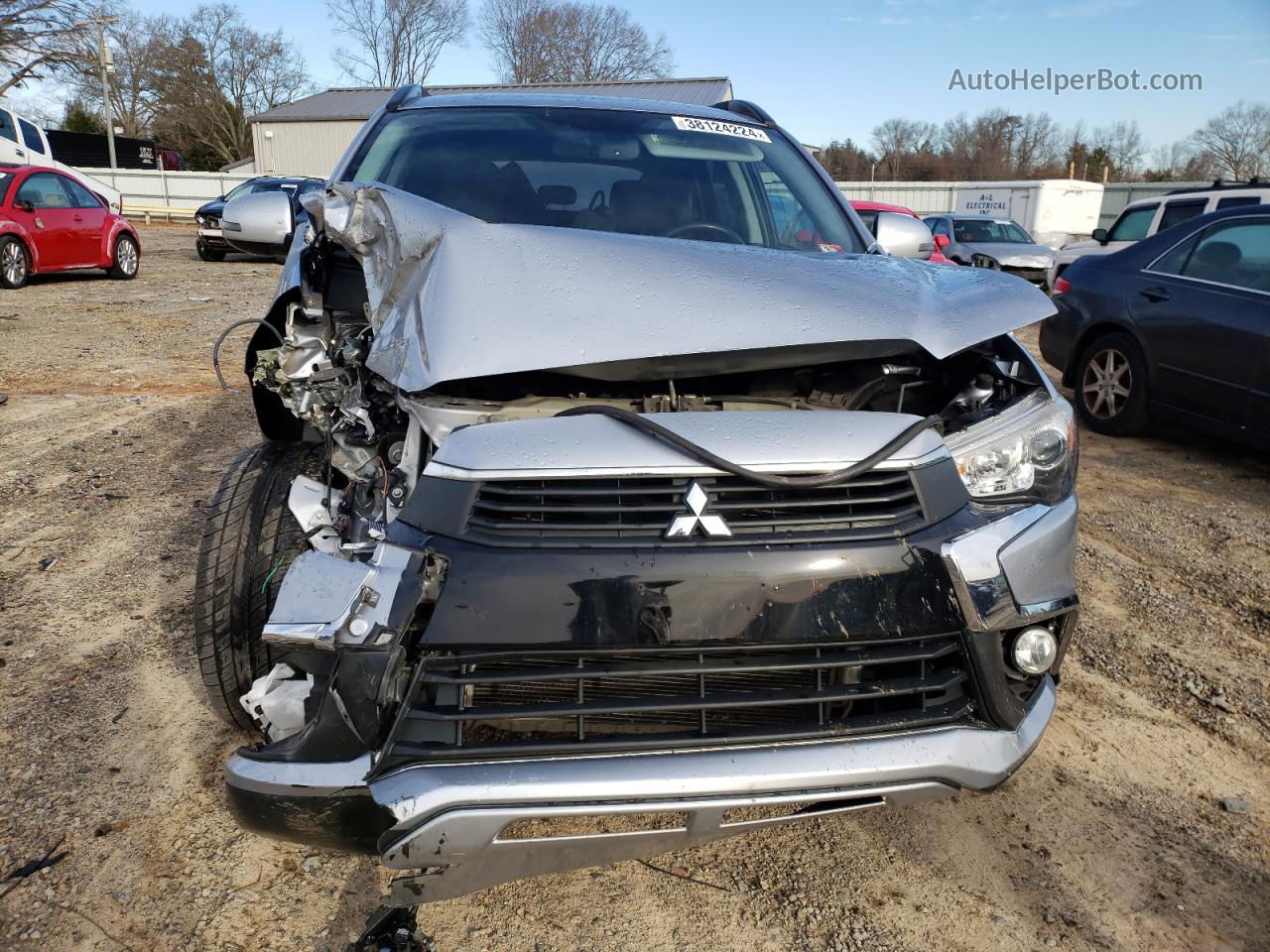 2017 Mitsubishi Outlander Sport Sel Silver vin: JA4AR4AW9HZ060350