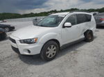 2013 Mitsubishi Outlander Es White vin: JA4AS2AWXDU002411