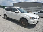 2013 Mitsubishi Outlander Es White vin: JA4AS2AWXDU002411