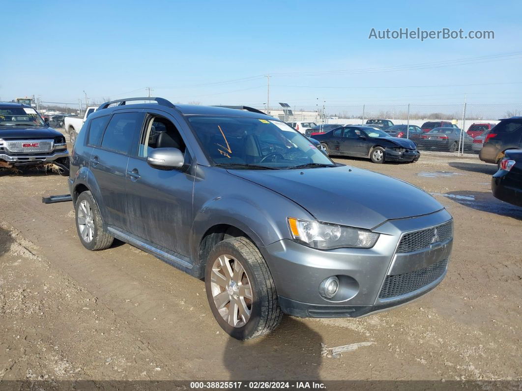 2013 Mitsubishi Outlander Se Gray vin: JA4AS3AW1DU003534