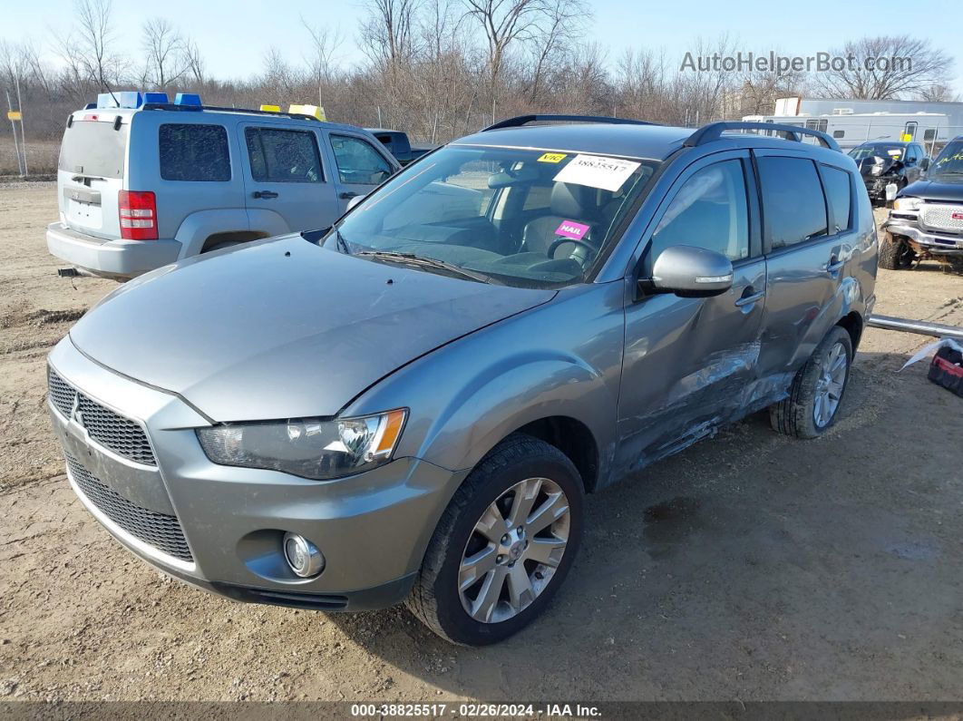 2013 Mitsubishi Outlander Se Gray vin: JA4AS3AW1DU003534