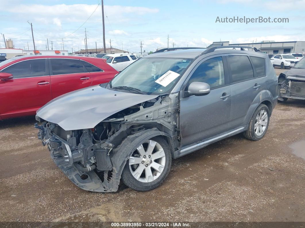 2013 Mitsubishi Outlander Se Серебряный vin: JA4AS3AW5DU002869