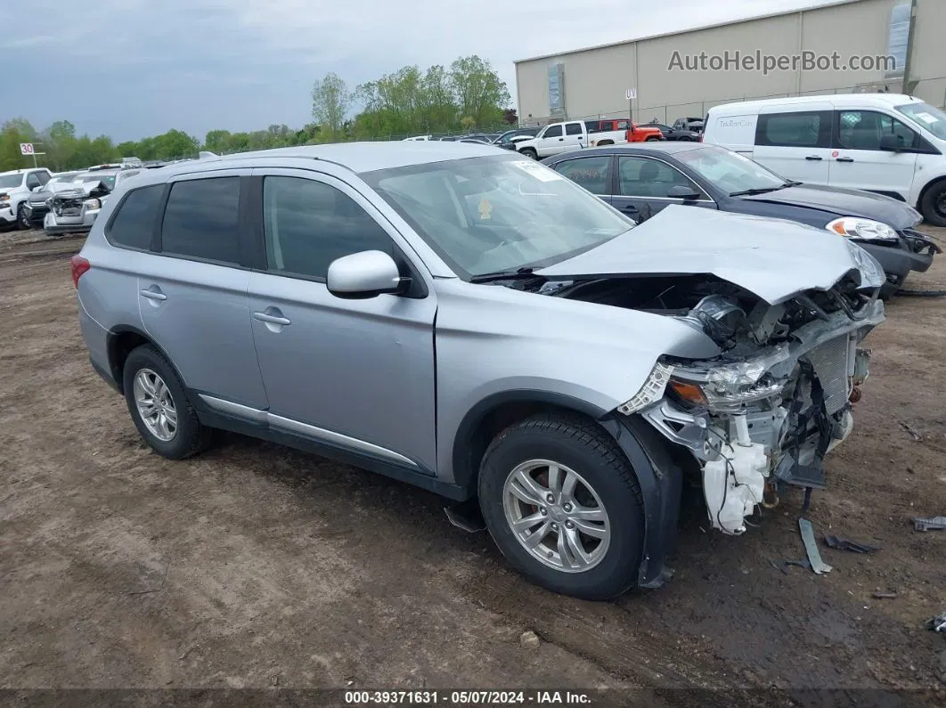 2017 Mitsubishi Outlander Es Silver vin: JA4AZ2A31HZ608447