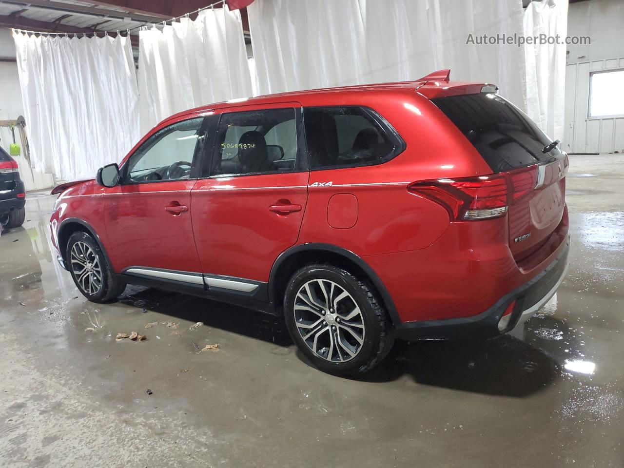 2017 Mitsubishi Outlander Es Red vin: JA4AZ2A35HZ006487