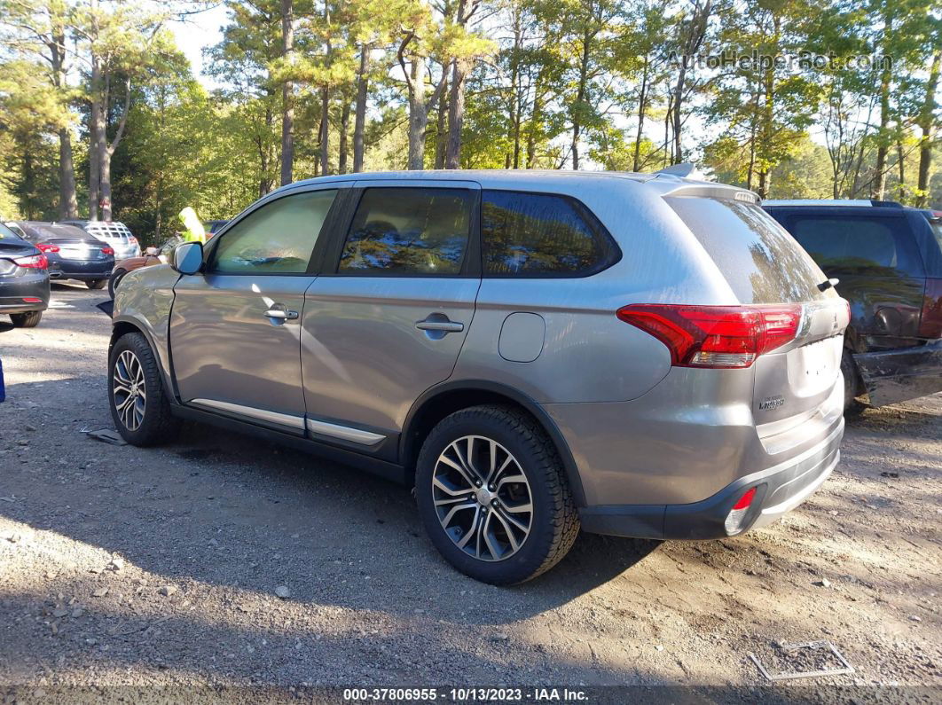 2017 Mitsubishi Outlander Es Gray vin: JA4AZ2A35HZ037416