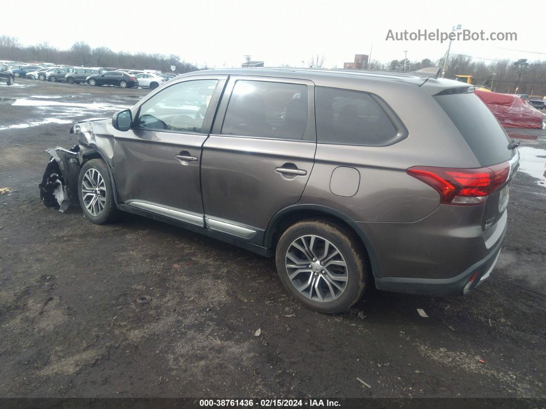 2017 Mitsubishi Outlander Es Brown vin: JA4AZ2A35HZ063563