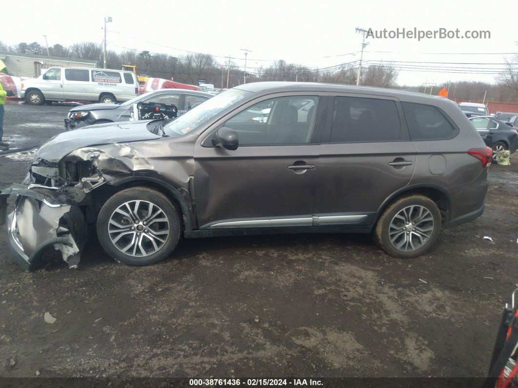 2017 Mitsubishi Outlander Es Brown vin: JA4AZ2A35HZ063563