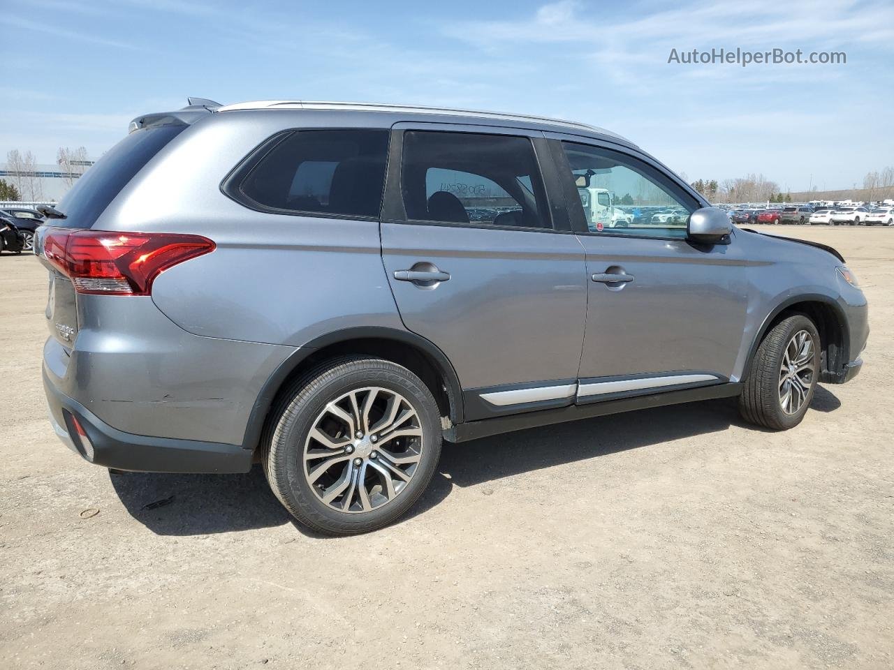 2017 Mitsubishi Outlander Es Gray vin: JA4AZ2A35HZ600478