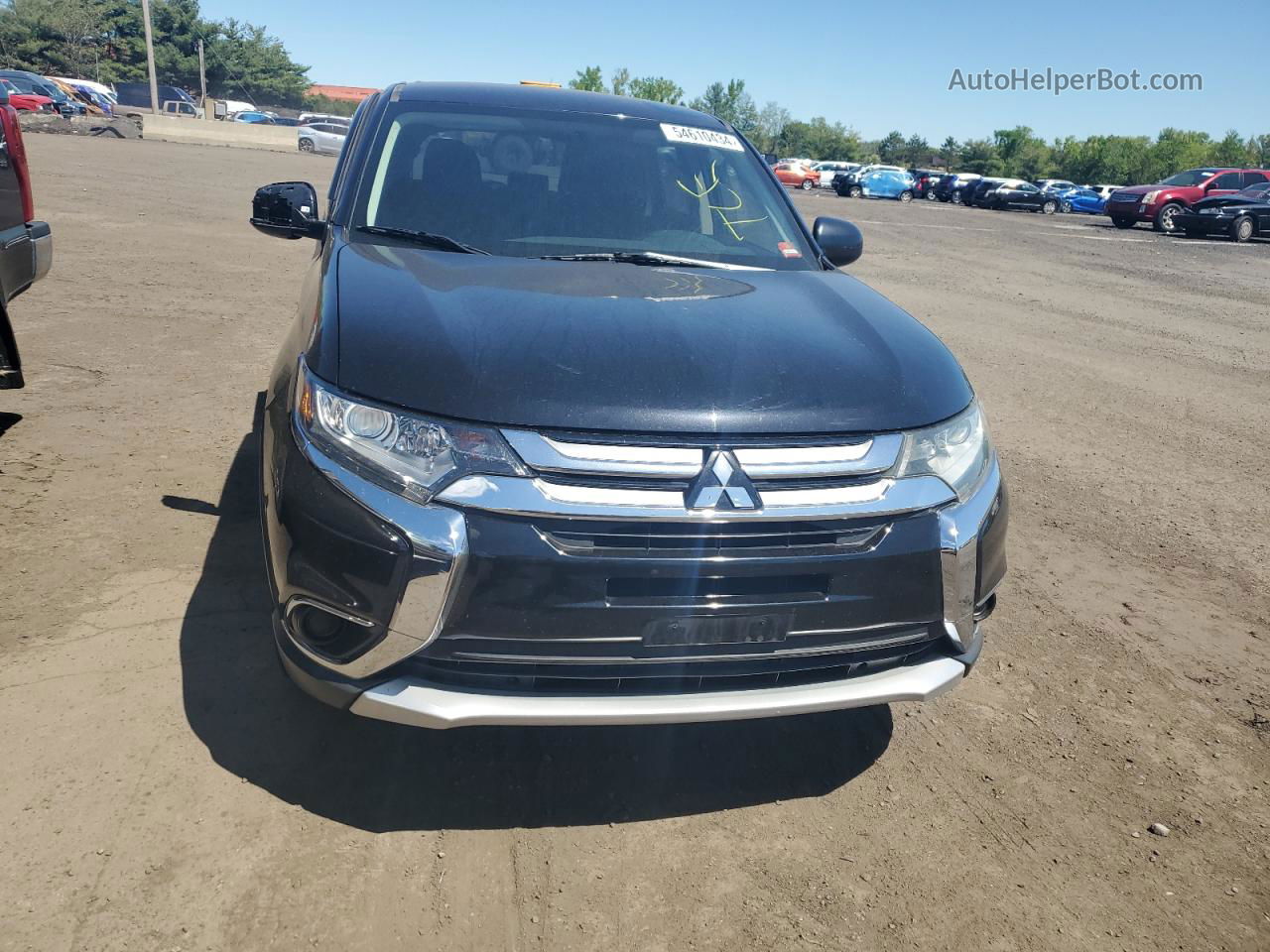 2017 Mitsubishi Outlander Es Black vin: JA4AZ2A36HZ000388