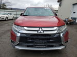 2017 Mitsubishi Outlander Es Красный vin: JA4AZ2A37HZ000304