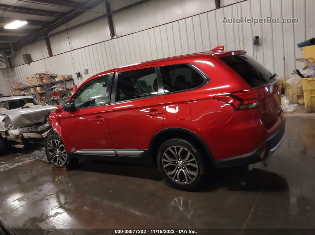 2017 Mitsubishi Outlander Es Red vin: JA4AZ2A38HZ057014