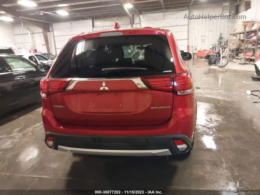 2017 Mitsubishi Outlander Es Red vin: JA4AZ2A38HZ057014