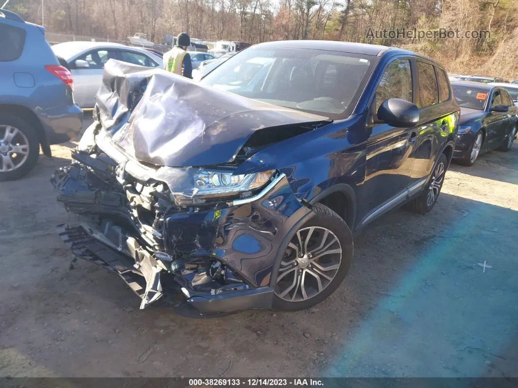 2017 Mitsubishi Outlander Es Blue vin: JA4AZ2A39HZ024653