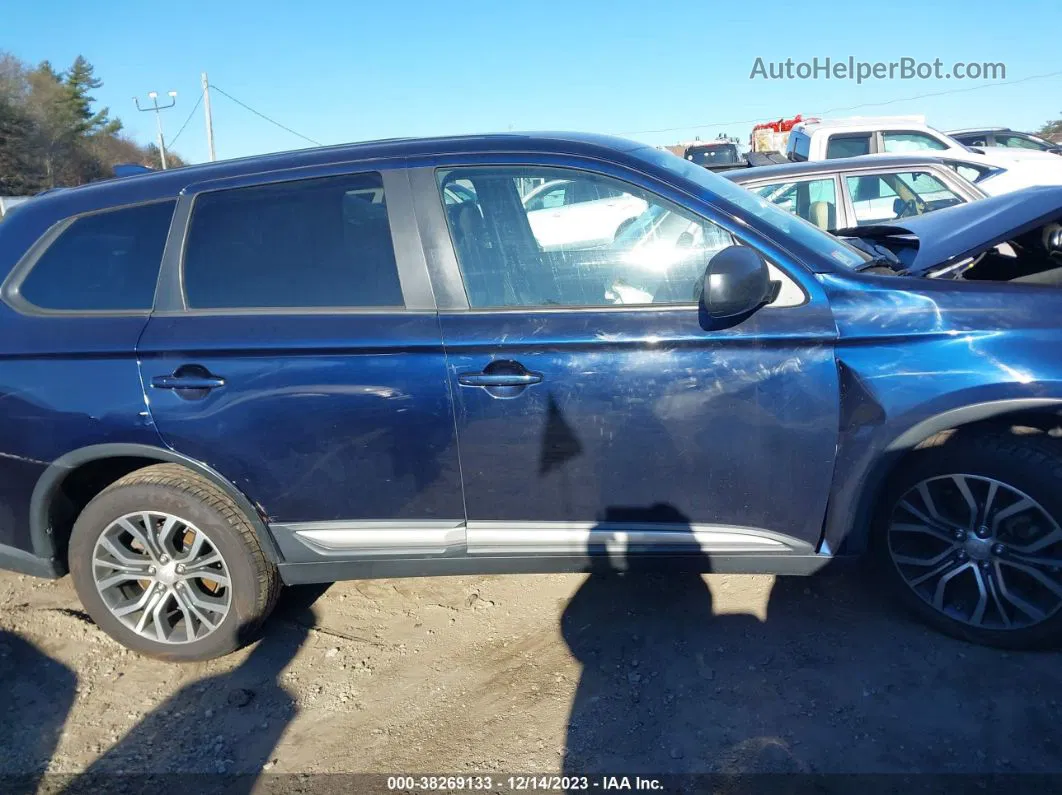 2017 Mitsubishi Outlander Es Blue vin: JA4AZ2A39HZ024653