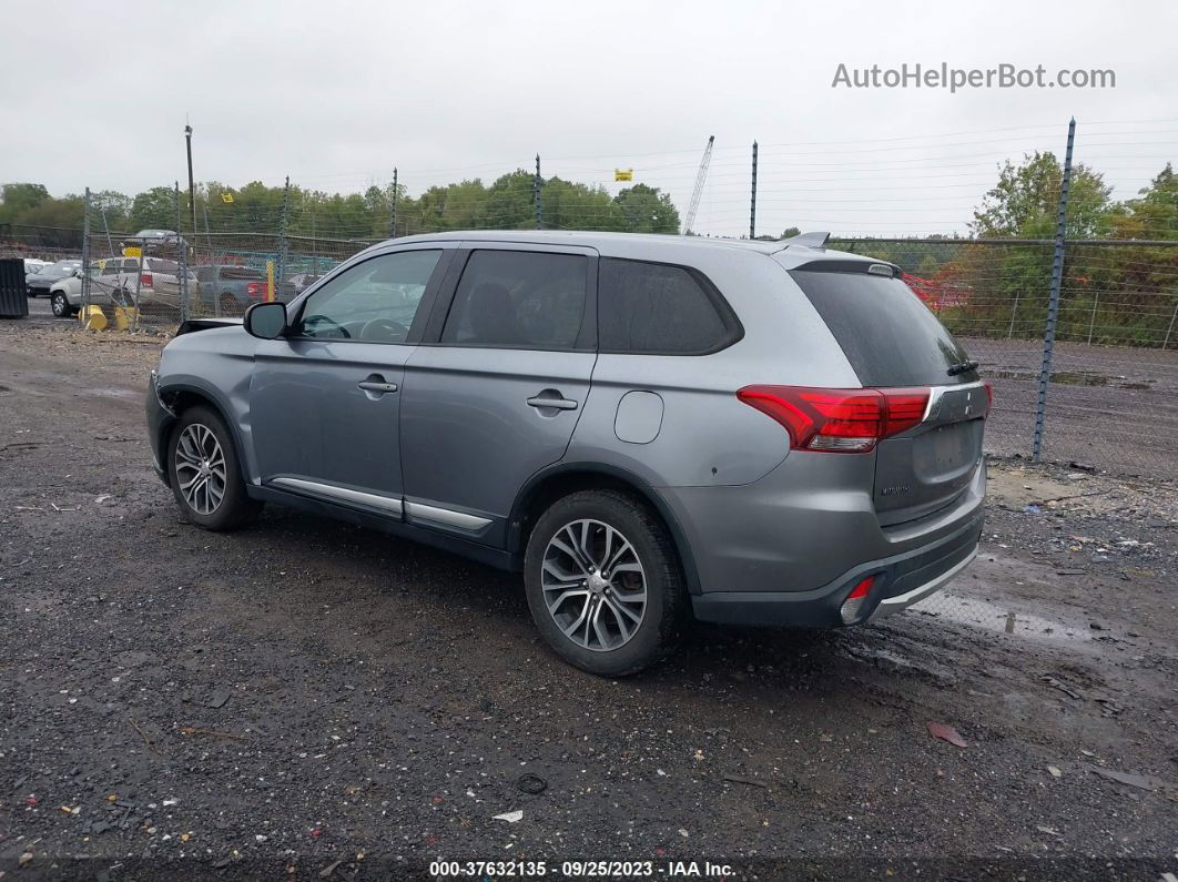 2017 Mitsubishi Outlander Es Серебряный vin: JA4AZ2A3XHZ052154