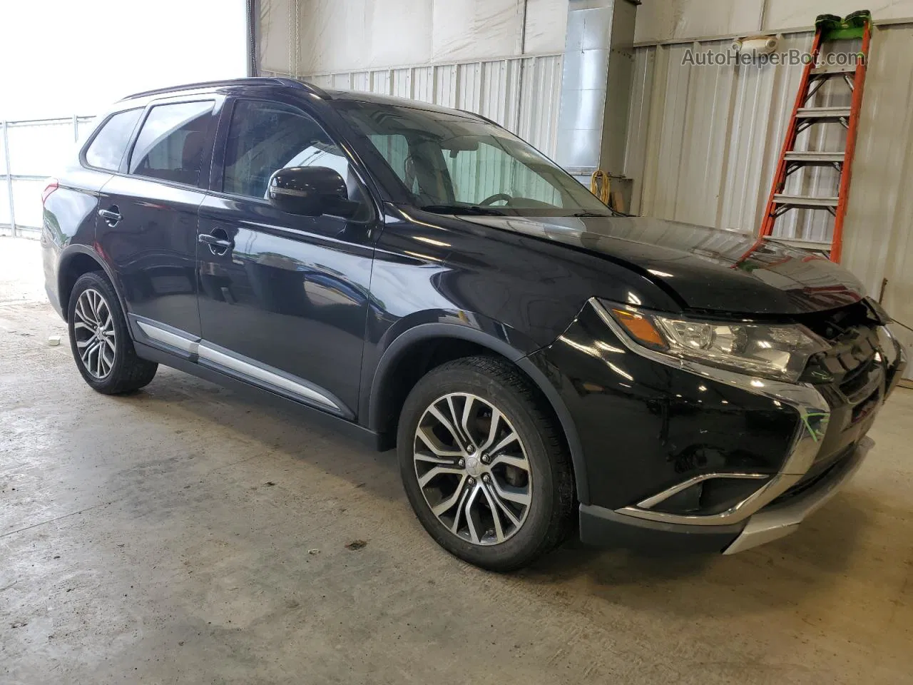 2016 Mitsubishi Outlander Se Черный vin: JA4AZ3A30GZ035769