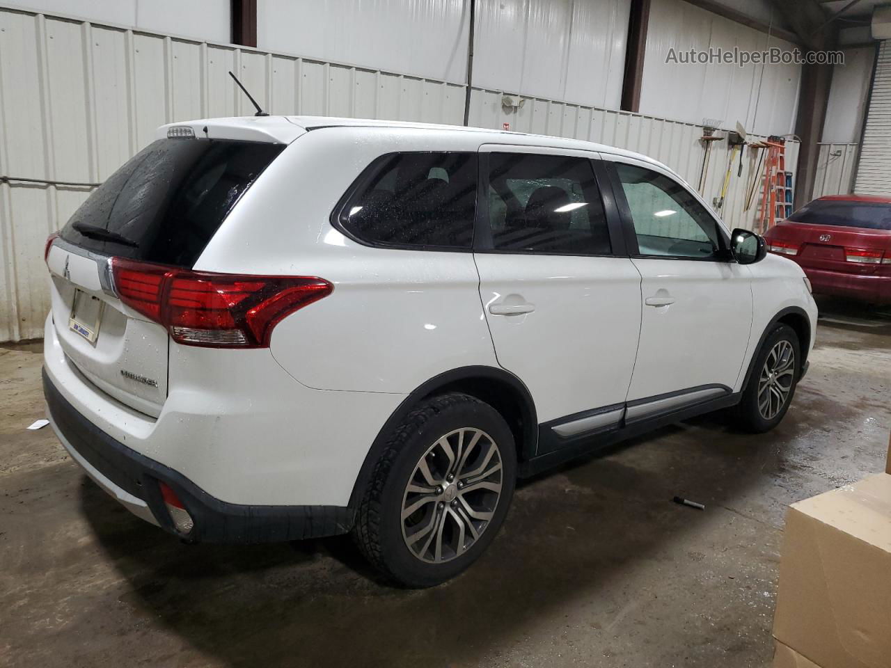 2016 Mitsubishi Outlander Se White vin: JA4AZ3A30GZ039420