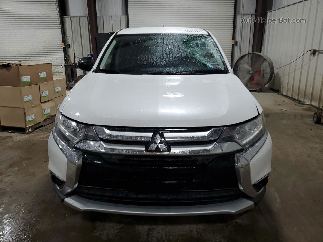 2016 Mitsubishi Outlander Se White vin: JA4AZ3A30GZ039420