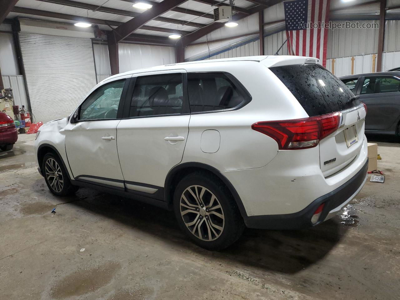 2016 Mitsubishi Outlander Se White vin: JA4AZ3A30GZ039420