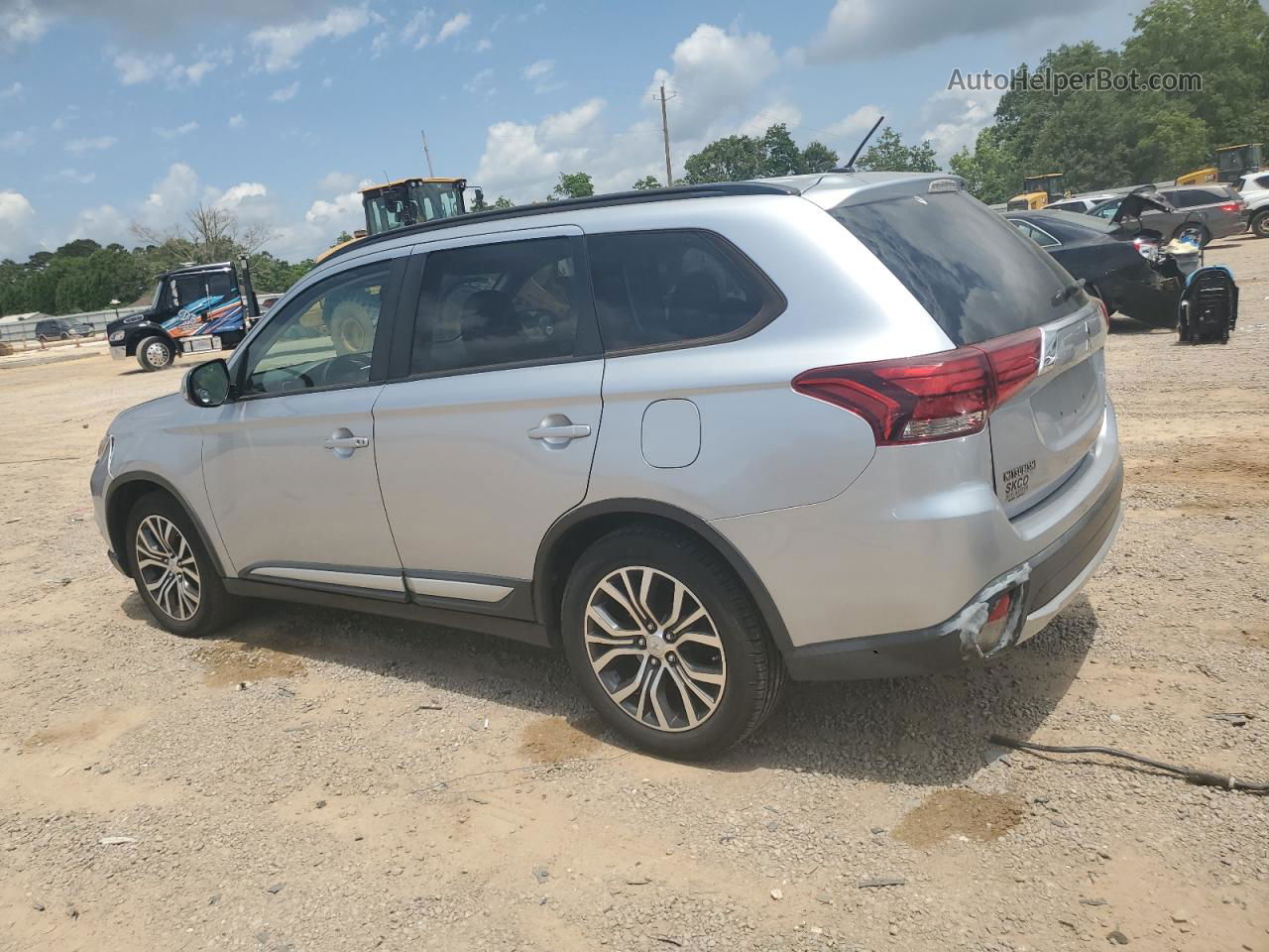 2016 Mitsubishi Outlander Se Silver vin: JA4AZ3A30GZ058131