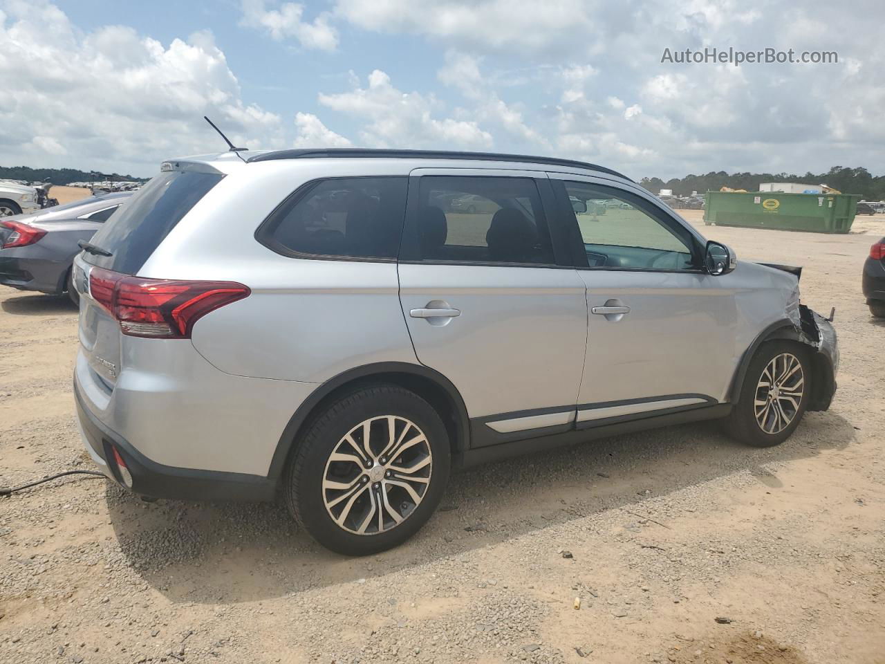 2016 Mitsubishi Outlander Se Silver vin: JA4AZ3A30GZ058131