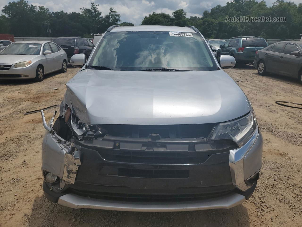 2016 Mitsubishi Outlander Se Silver vin: JA4AZ3A30GZ058131