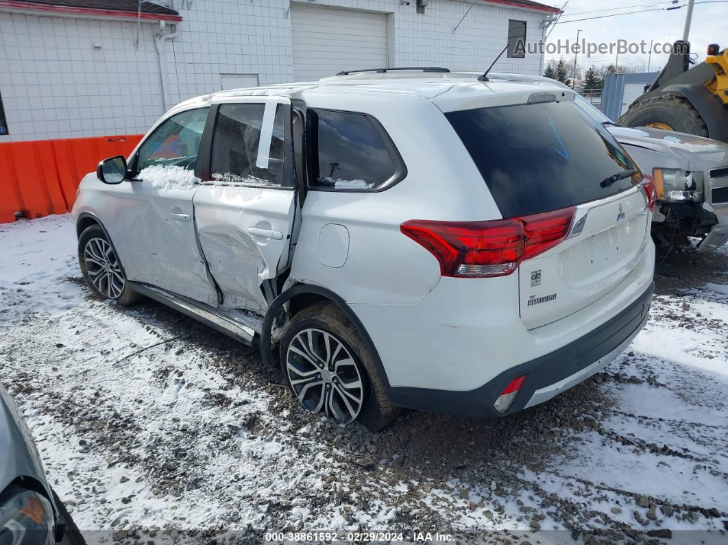 2016 Mitsubishi Outlander Es White vin: JA4AZ3A30GZ063460