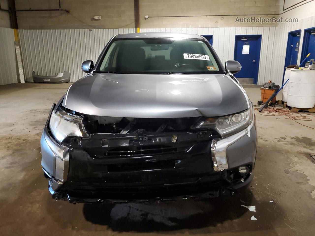 2017 Mitsubishi Outlander Se Gray vin: JA4AZ3A30HZ056560