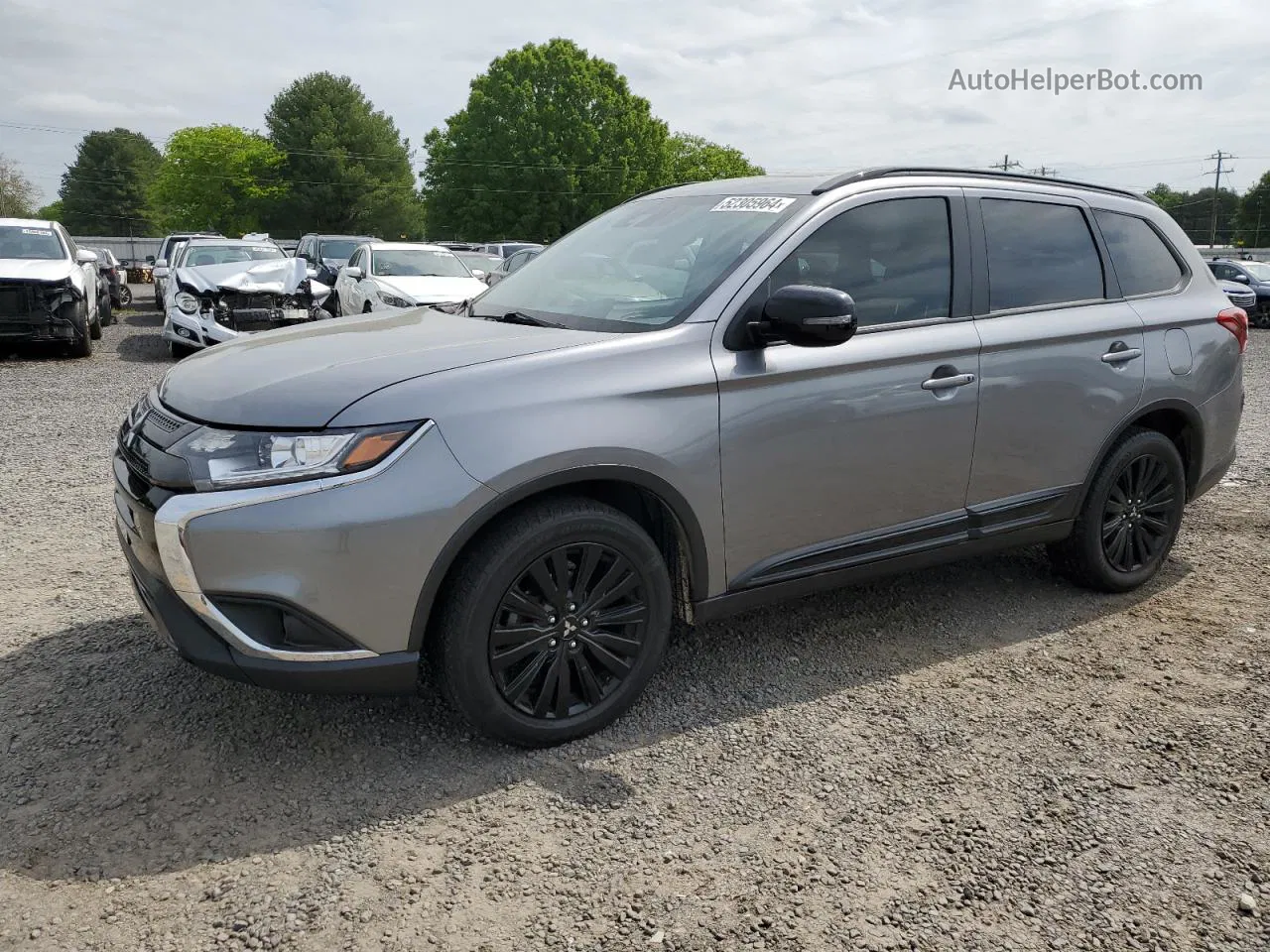 2020 Mitsubishi Outlander Se Gray vin: JA4AZ3A30LZ047348