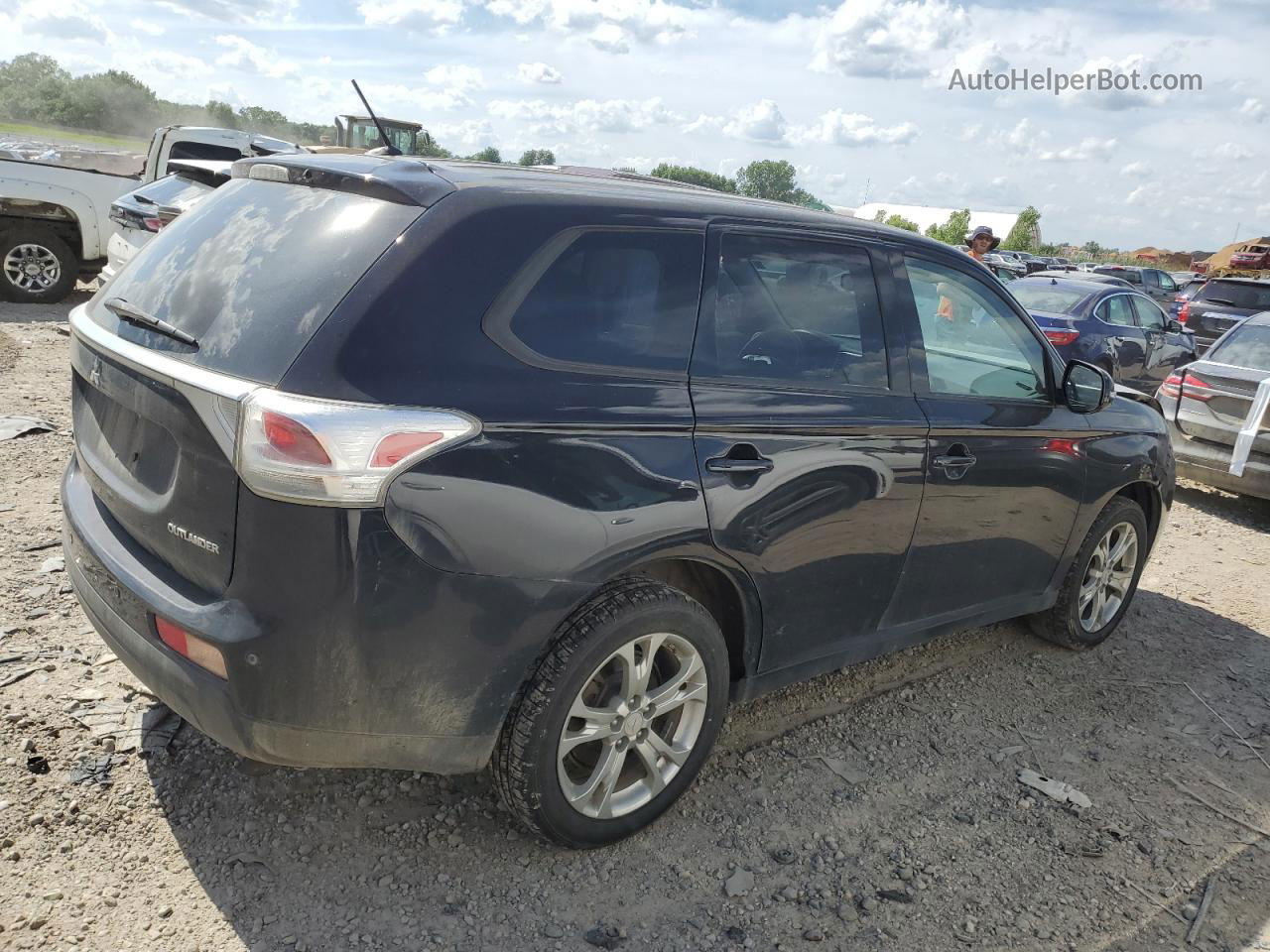 2014 Mitsubishi Outlander Se Black vin: JA4AZ3A31EZ013809