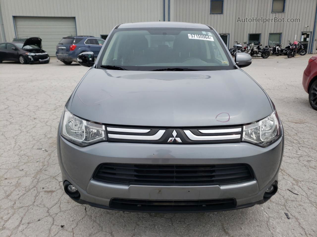 2014 Mitsubishi Outlander Se Silver vin: JA4AZ3A31EZ014779