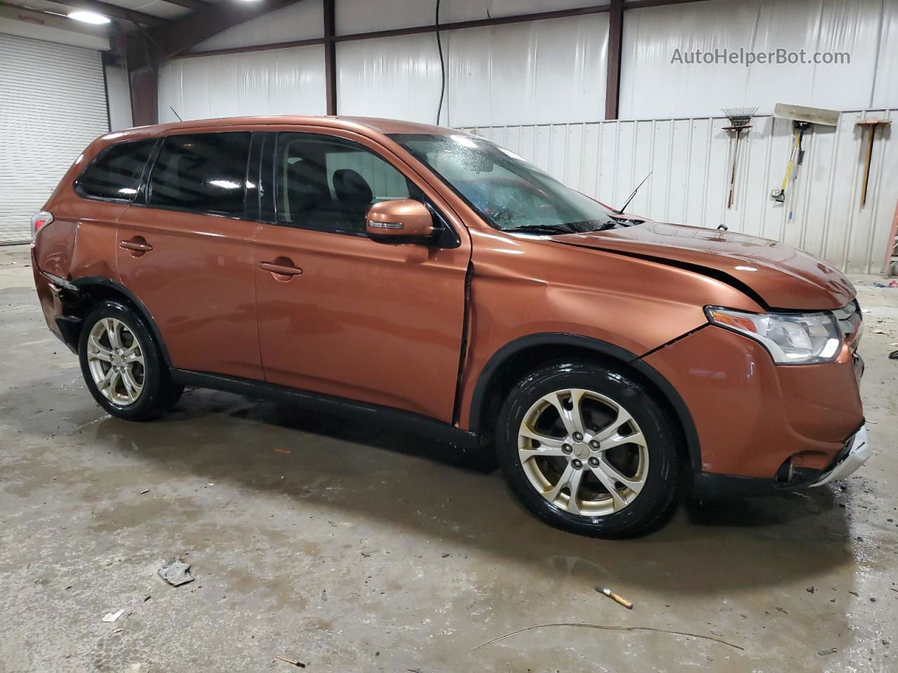 2015 Mitsubishi Outlander Se Orange vin: JA4AZ3A31FZ005453