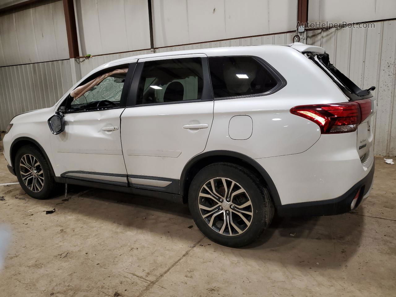 2016 Mitsubishi Outlander Se White vin: JA4AZ3A31GZ024215