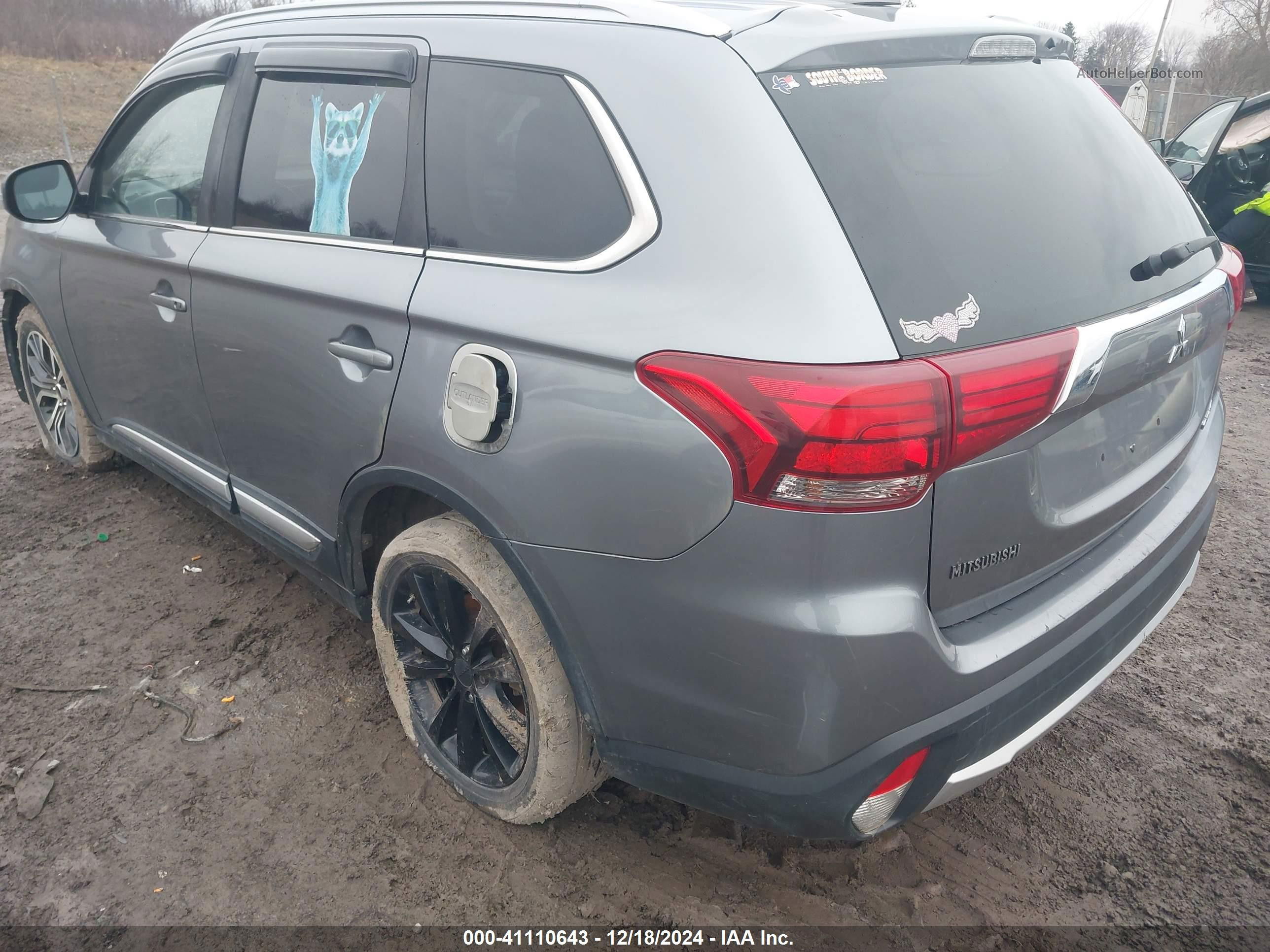 2017 Mitsubishi Outlander Se/sel Серый vin: JA4AZ3A31HZ029299