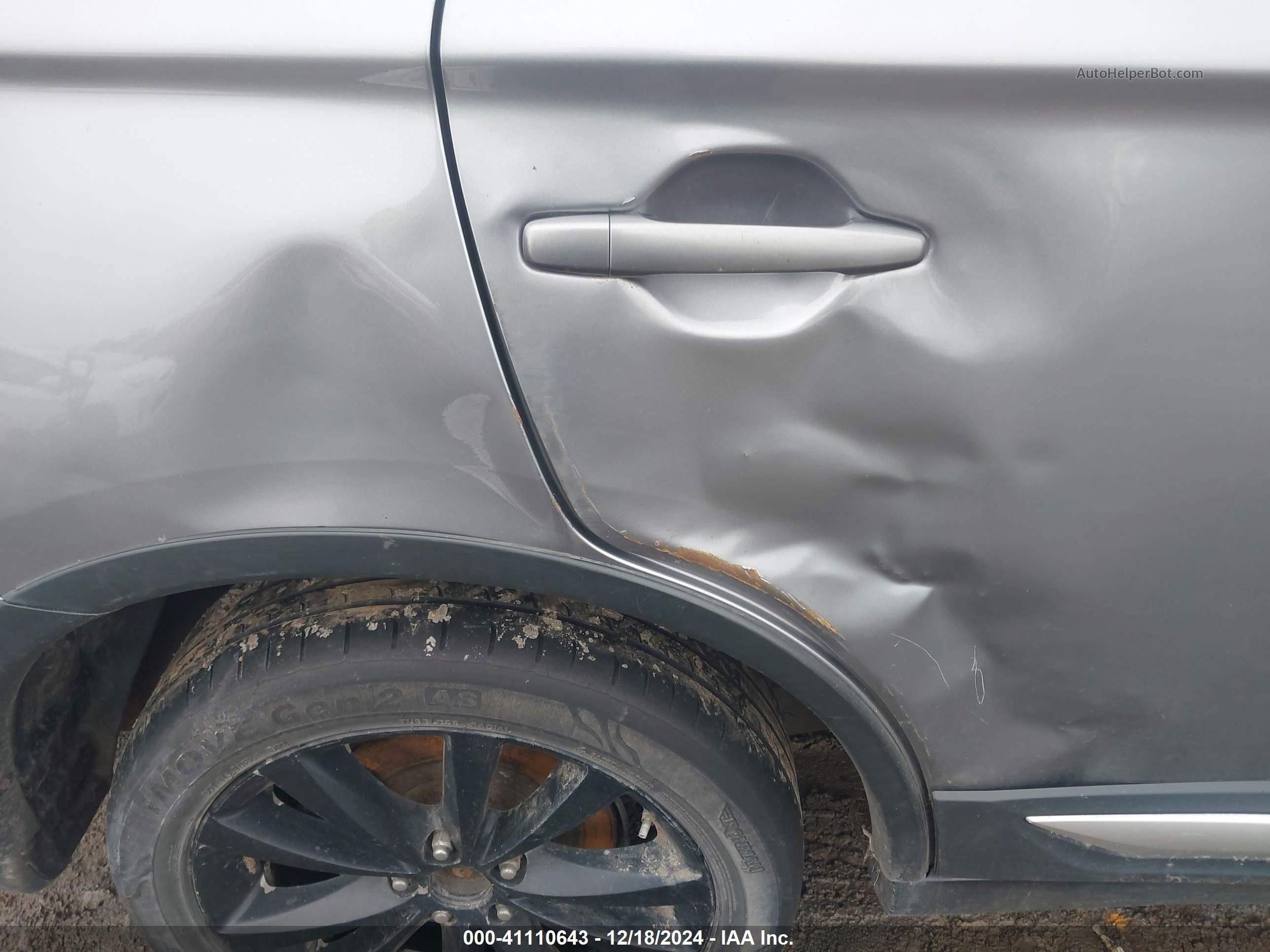2017 Mitsubishi Outlander Se/sel Серый vin: JA4AZ3A31HZ029299