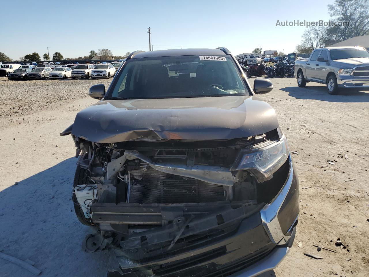 2016 Mitsubishi Outlander Se Brown vin: JA4AZ3A32GZ021274