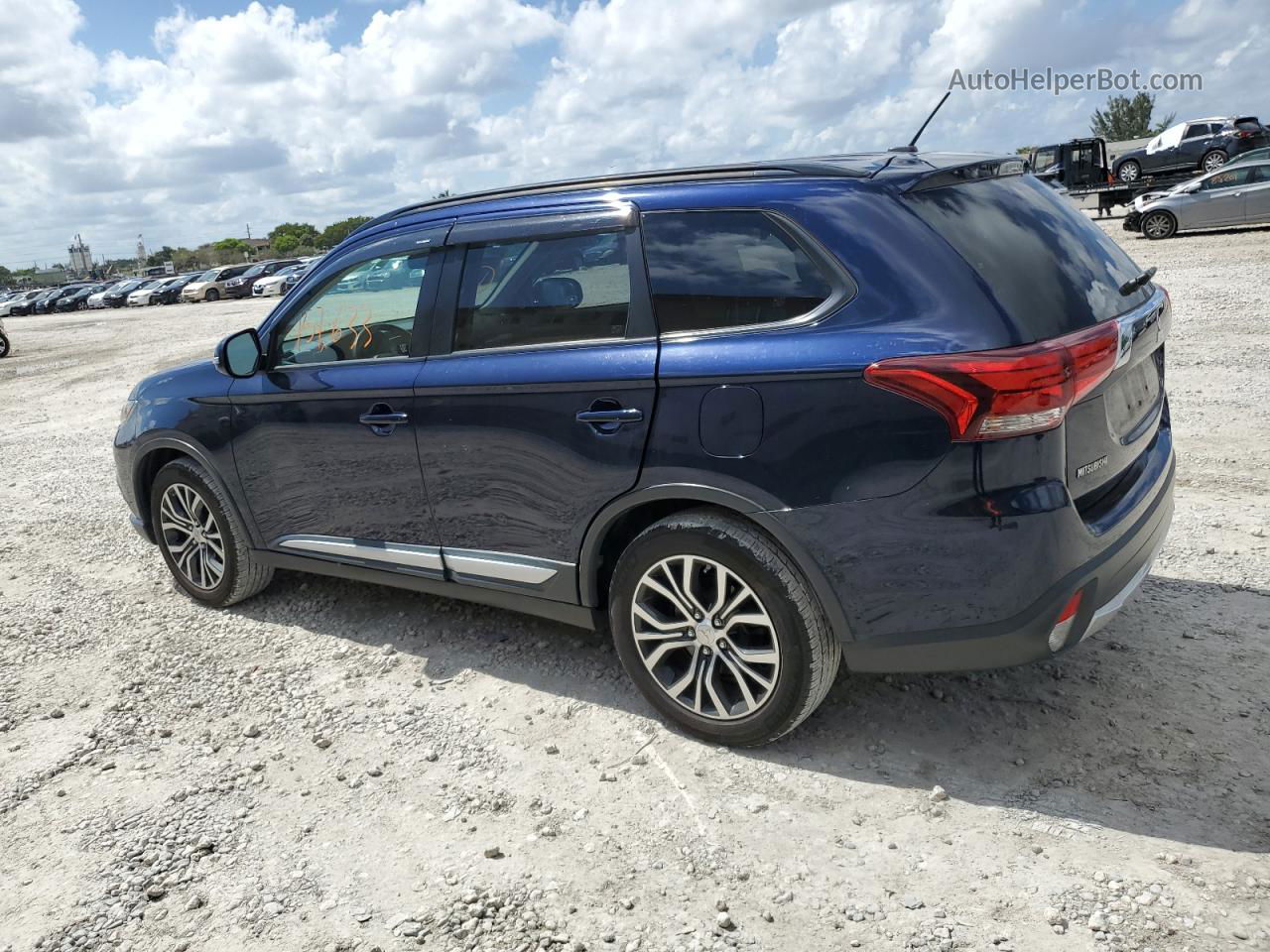 2016 Mitsubishi Outlander Se Blue vin: JA4AZ3A32GZ026555