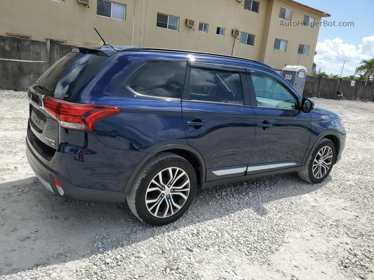 2016 Mitsubishi Outlander Se Blue vin: JA4AZ3A32GZ026555