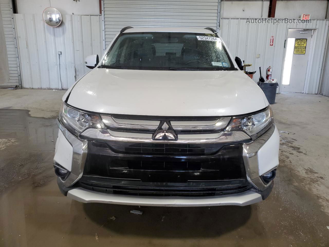 2016 Mitsubishi Outlander Se White vin: JA4AZ3A32GZ057580