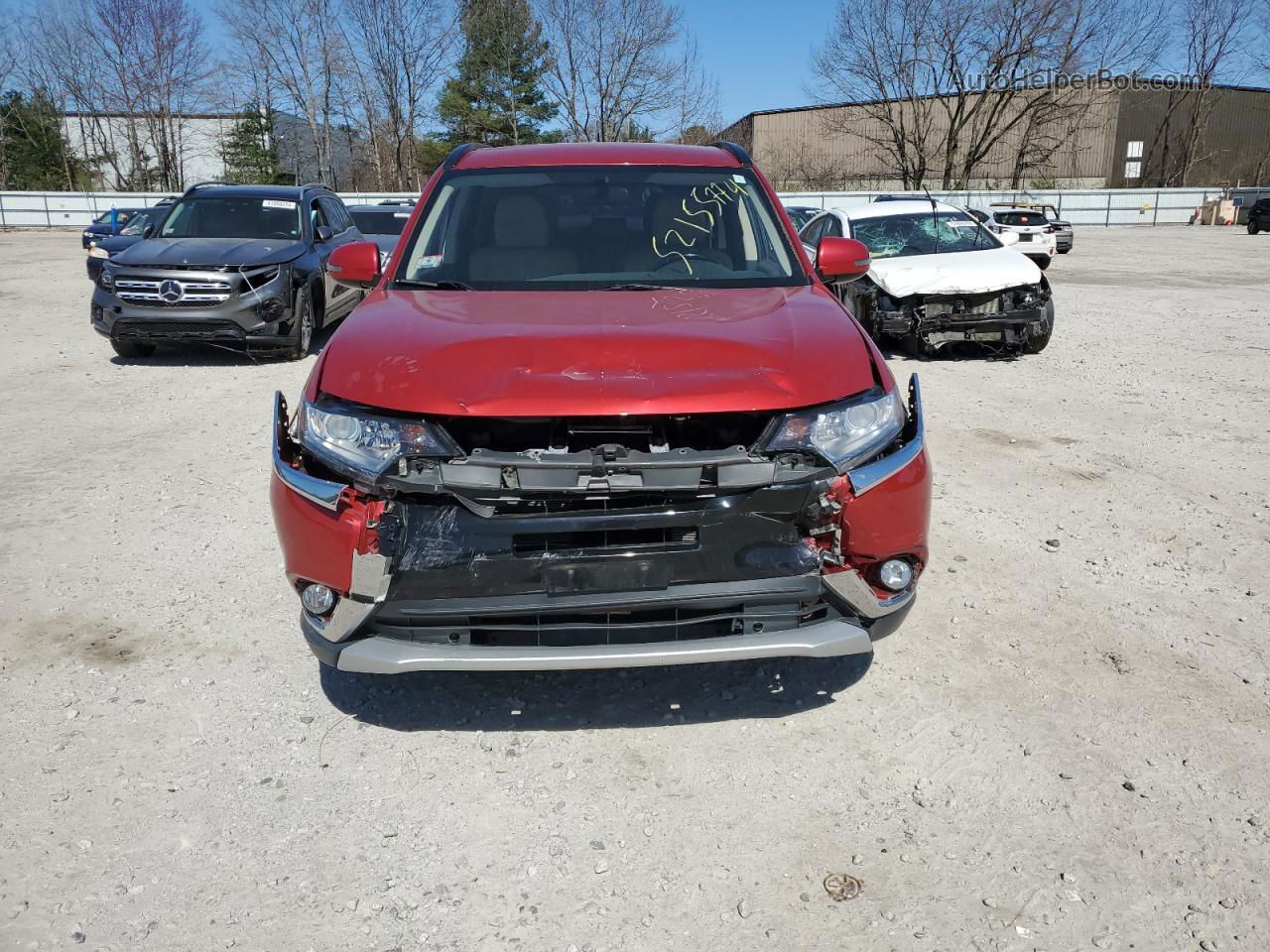 2016 Mitsubishi Outlander Se Red vin: JA4AZ3A32GZ058759