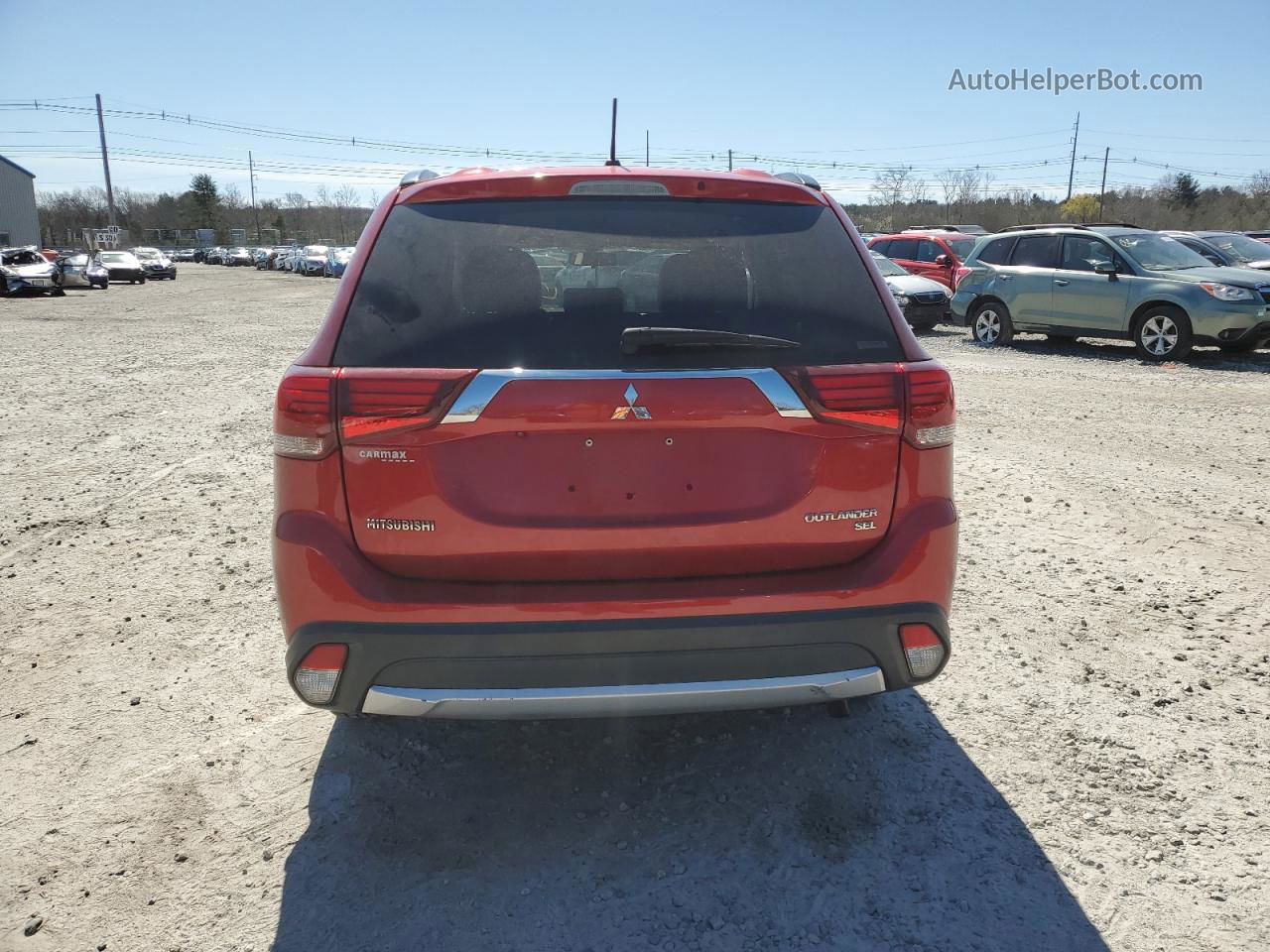 2016 Mitsubishi Outlander Se Красный vin: JA4AZ3A32GZ058759