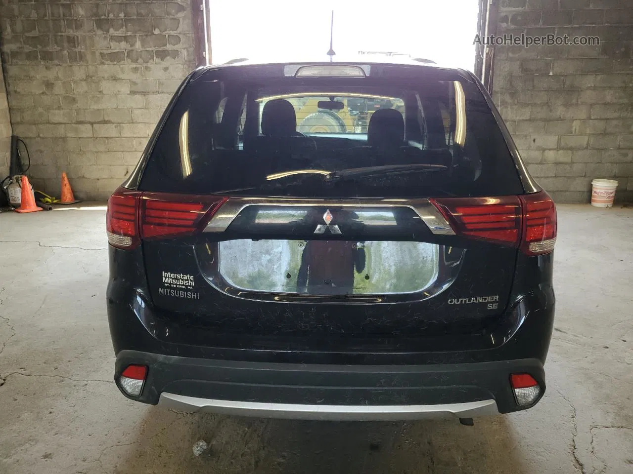 2016 Mitsubishi Outlander Se Черный vin: JA4AZ3A32GZ064254