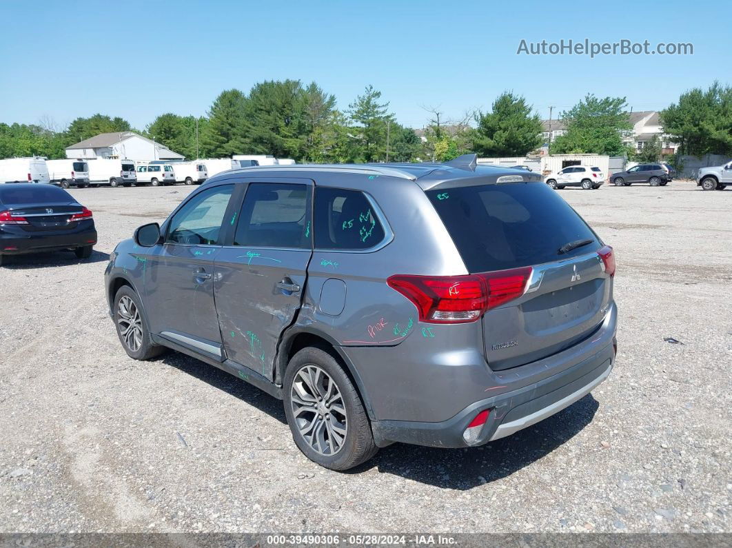 2017 Mitsubishi Outlander Sel Gray vin: JA4AZ3A32HZ069763