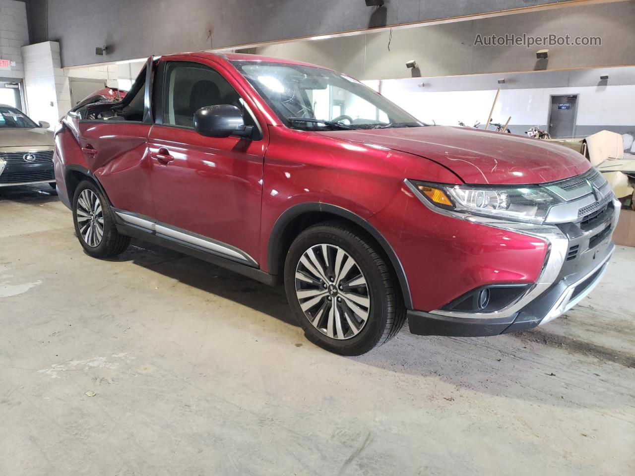 2020 Mitsubishi Outlander Se Красный vin: JA4AZ3A32LZ015646