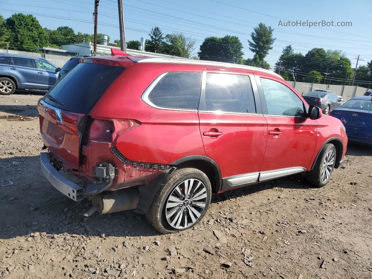 2020 Mitsubishi Outlander Se Maroon vin: JA4AZ3A32LZ029210