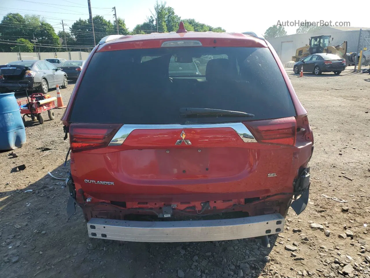 2020 Mitsubishi Outlander Se Maroon vin: JA4AZ3A32LZ029210