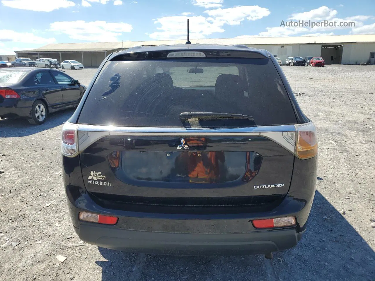 2014 Mitsubishi Outlander Se Black vin: JA4AZ3A33EZ002973