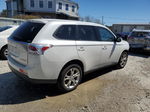 2014 Mitsubishi Outlander Se White vin: JA4AZ3A33EZ006098