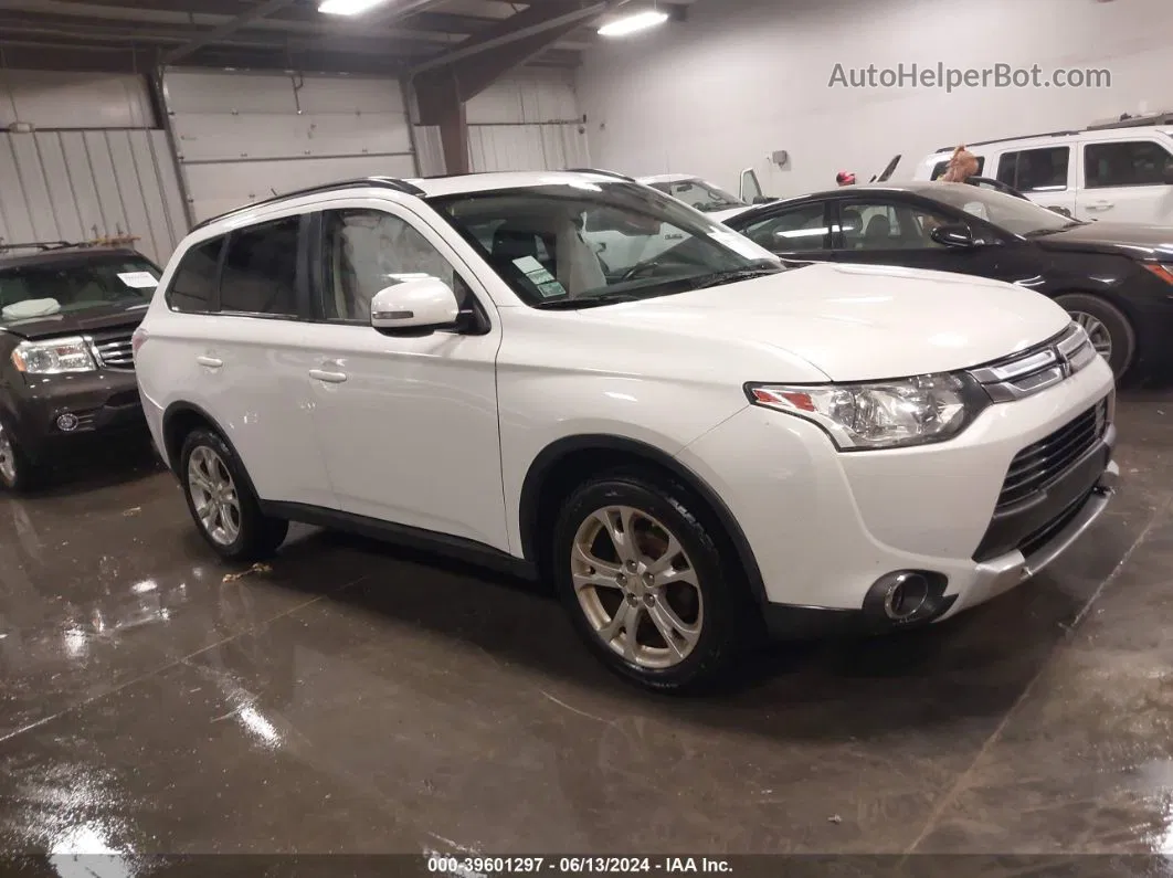 2015 Mitsubishi Outlander Se Белый vin: JA4AZ3A33FZ004904