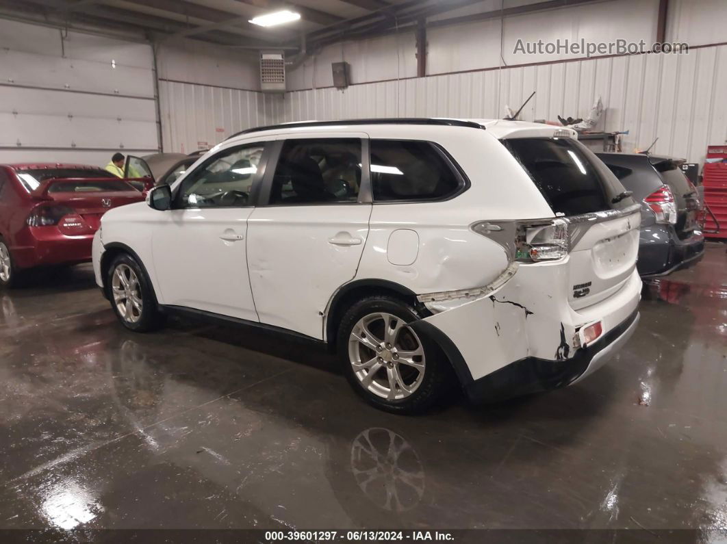 2015 Mitsubishi Outlander Se White vin: JA4AZ3A33FZ004904